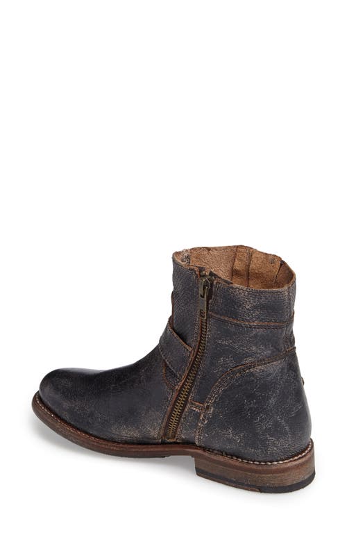 Bed Stu Becca Buckle Boot In Black Lux Leather