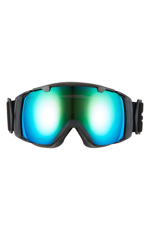 Sport I/O 182mm Snow Goggles in Black/Sun Green Mirror