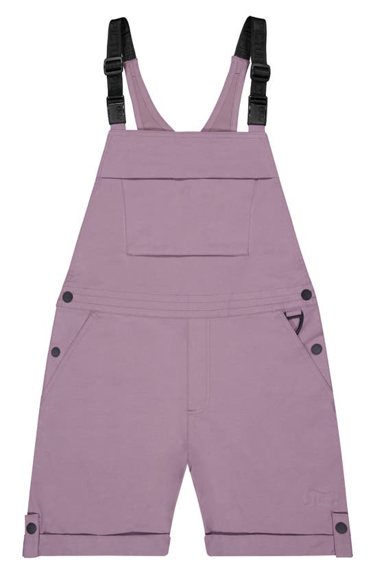 Shop Picture Organic Clothing Foday Water Resistant Short Overalls In Grapeade