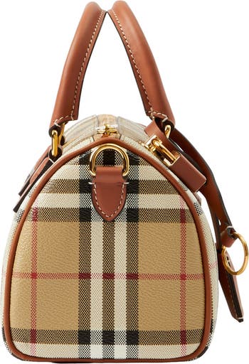 Burberry Check coated-canvas bowling bag - Realry: Your Fashion
