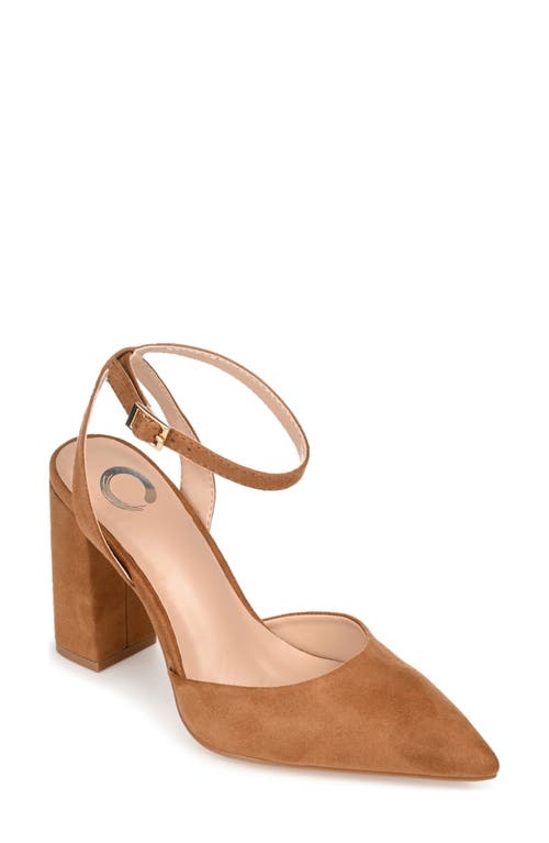 Shop Journee Collection Tyra Pump In Tan
