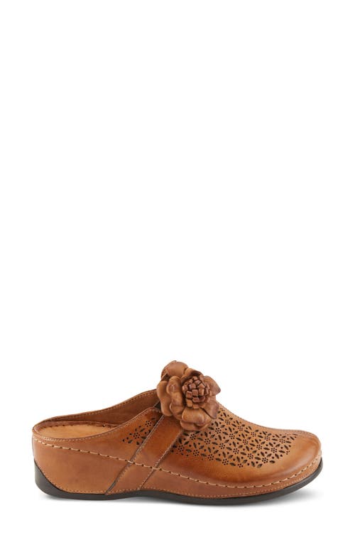 Spring Step Lilybean Wedge Mule In Camel