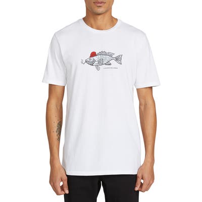 Volcom Trout There Graphic T-Shirt, White
