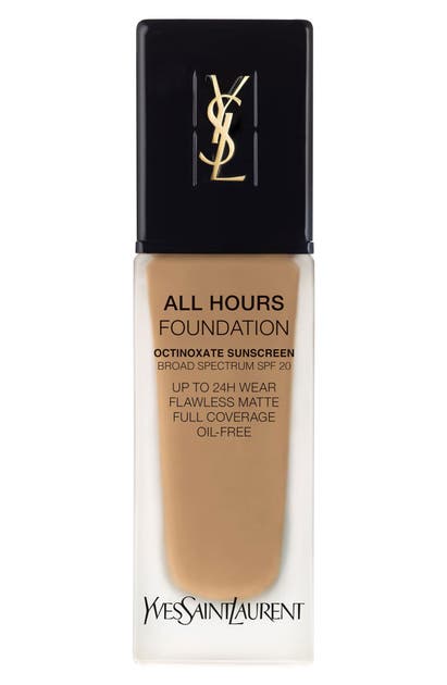 Saint Laurent All Hours Full Coverage Matte Foundation Spf 20 In B65 Bronze