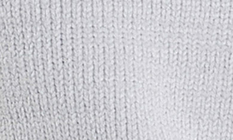 Shop English Factory Zip Mock Neck Cap Sleeve Sweater In Grey