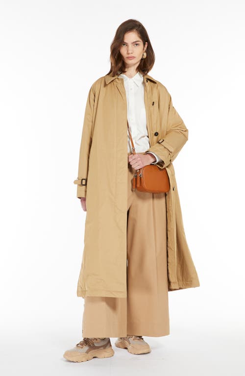 Shop Max Mara Weekend  Trafoi Reversible Water Repellent Trench Coat In Beige