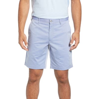 Peter Millar Crown Comfort Chino Shorts, Blue
