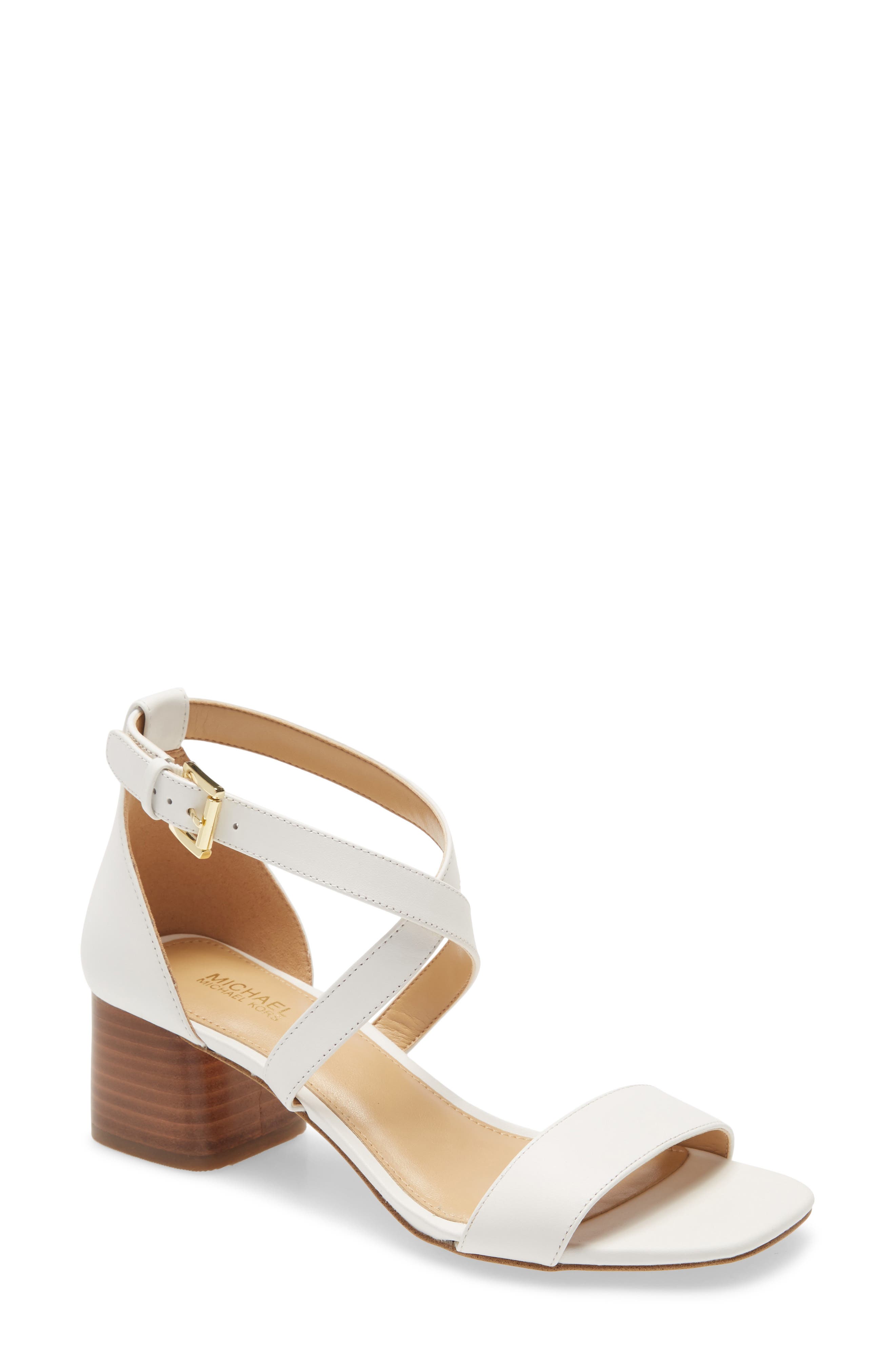 michael kors sandals womens white