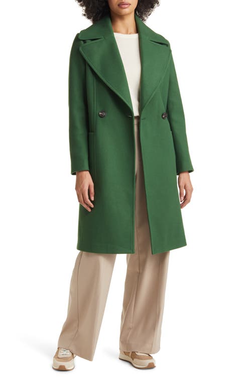 halogen(r) Double Breasted Coat in Green Bright