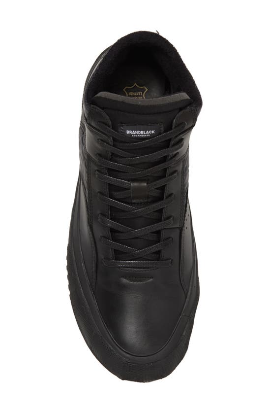 Shop Brandblack Capri High Top Sneaker In Black Crinkle