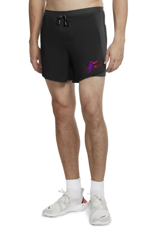 Nike Flex Stride Future Fast 2-in-1 Running Shorts In Black