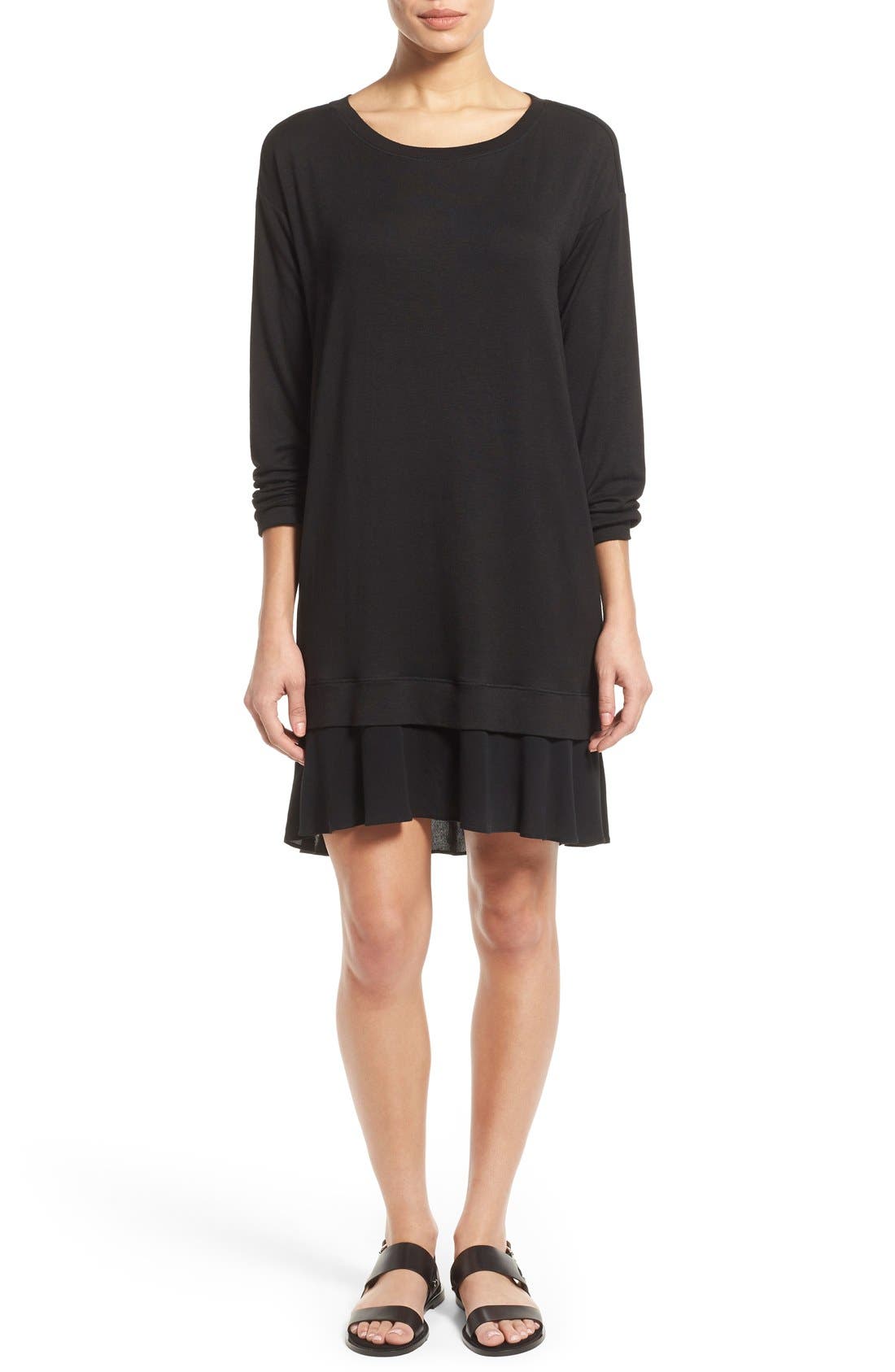 tiered tunic dress