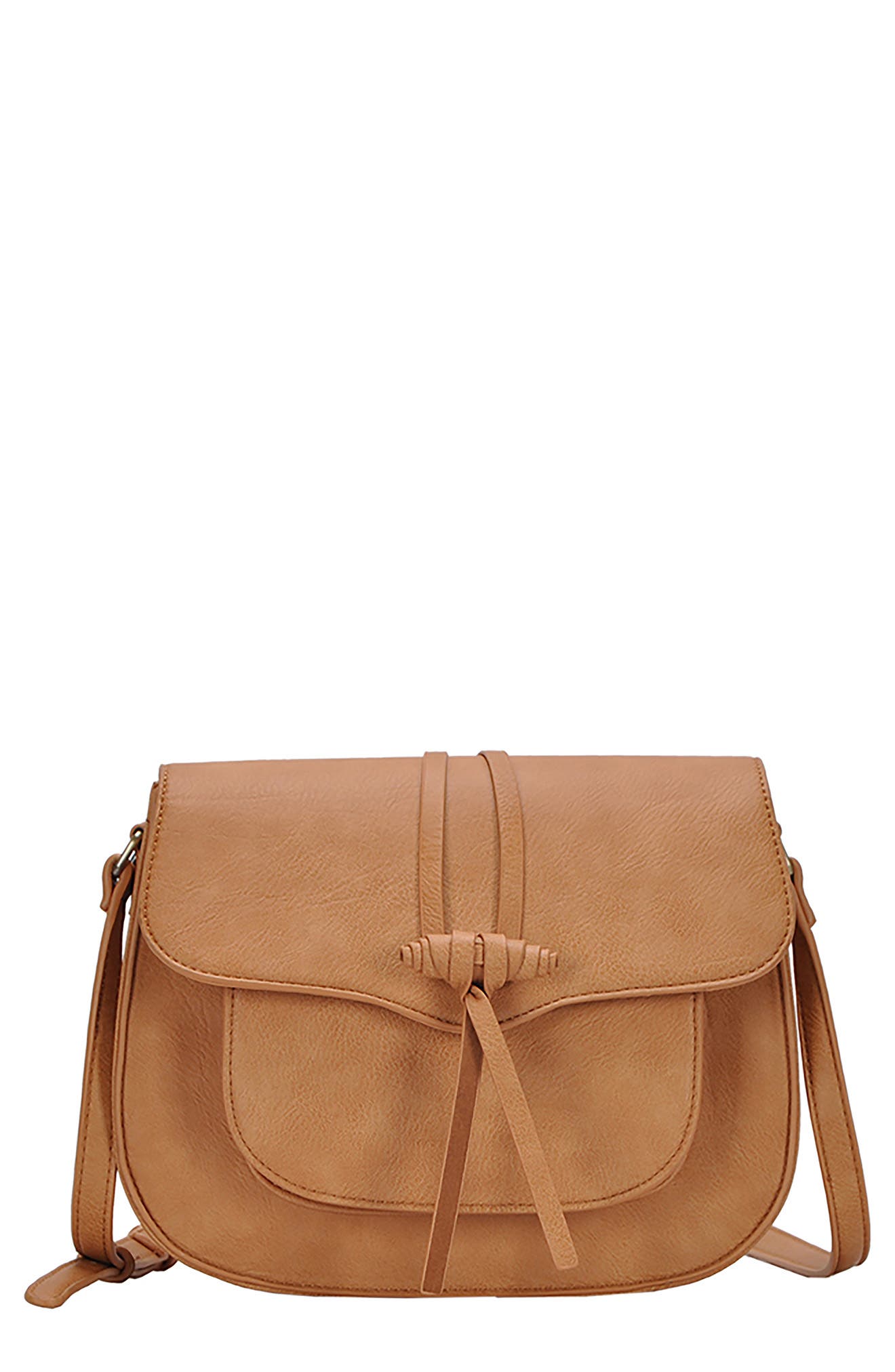 Antik Kraft Knotted Faux Leather Saddle Bag Nordstrom