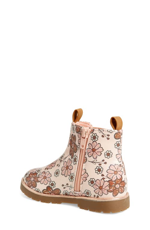 Shop Nordstrom Kids' Jaymes Chelsea Boot In Pink Lotus Multi Floral