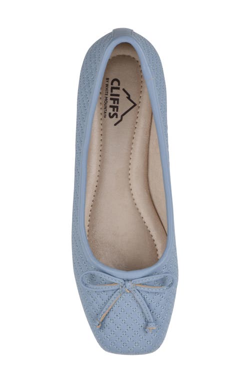 Shop Cliffs By White Mountain Bessy Ballet Flat In Carolina/blue/smooth