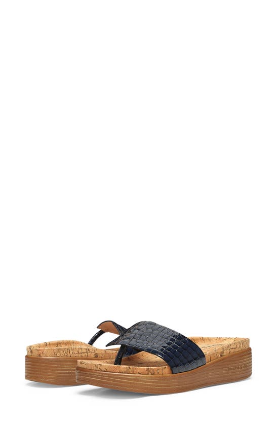 Donald Pliner Fifi Flip Flop In Navy