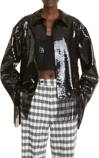 Bode Black, Pattern Print Patterned Jacket M