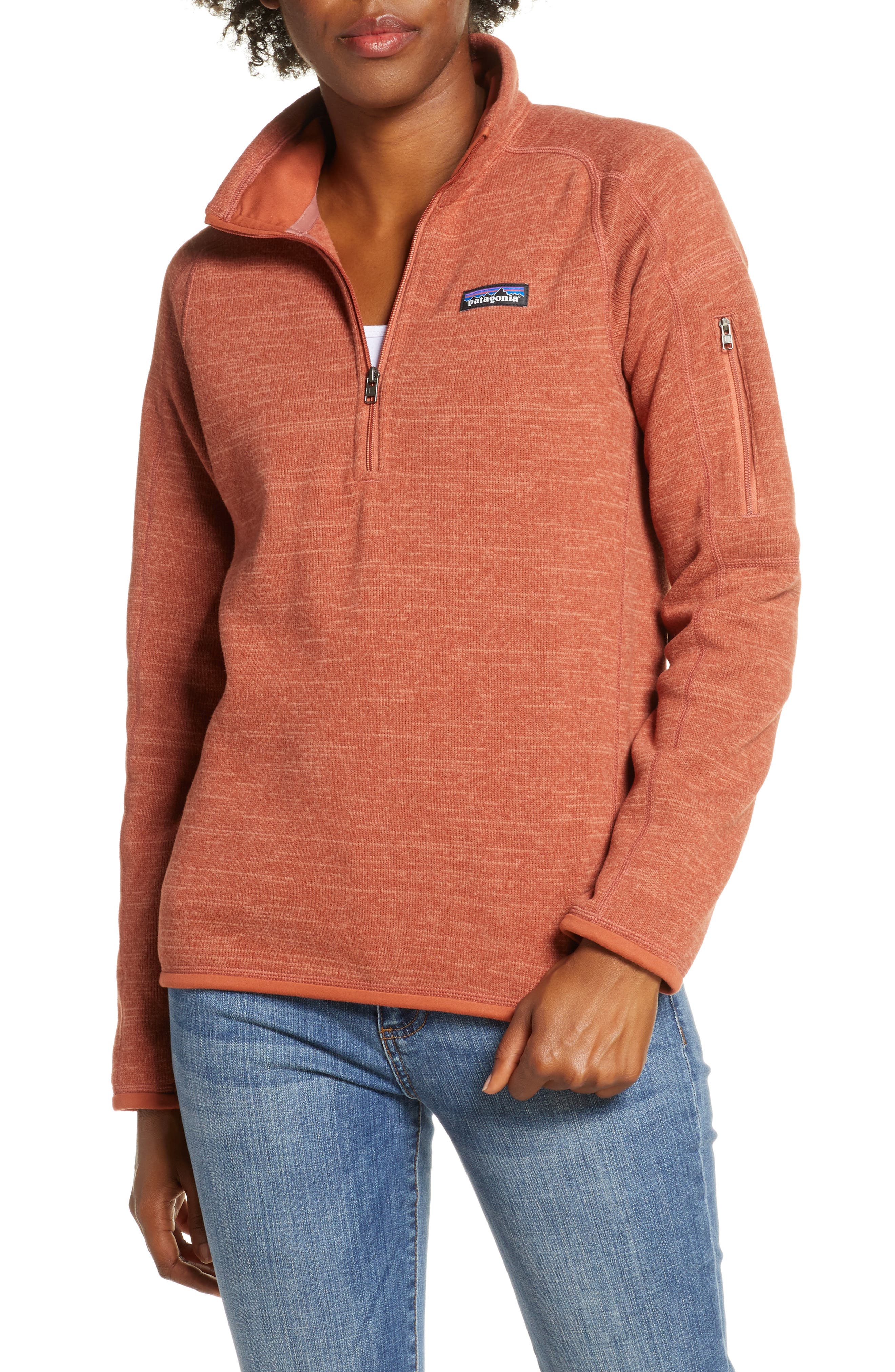 patagonia better sweater pink