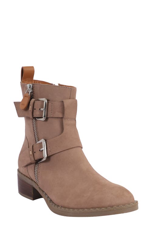 GENTLE SOULS BY KENNETH COLE Brena Moto Boot in Mushroom Nubuck Smart Closet