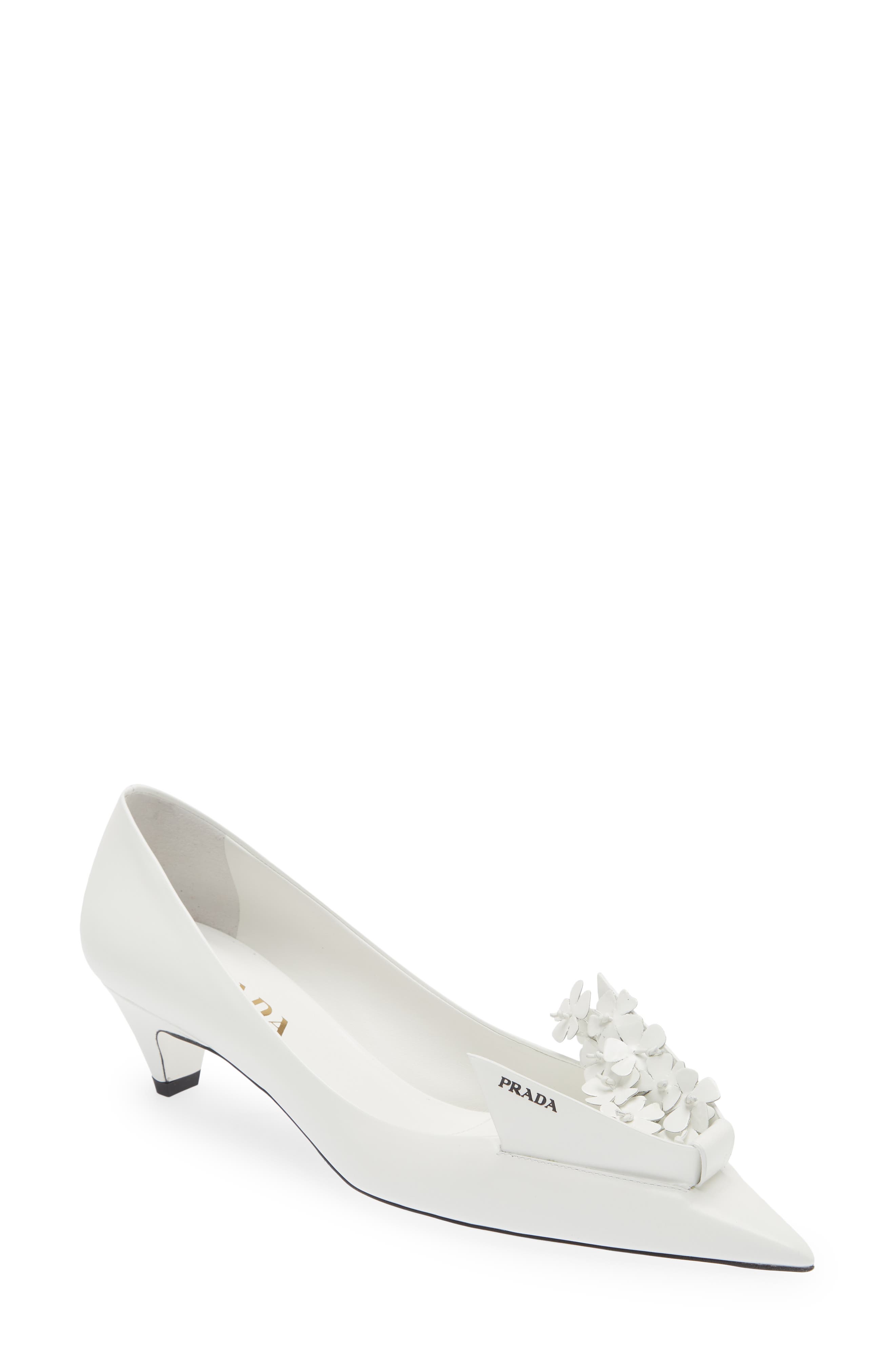 Elegant And Cute: Nordstrom Prada Kitten Heels - Shoe Effect