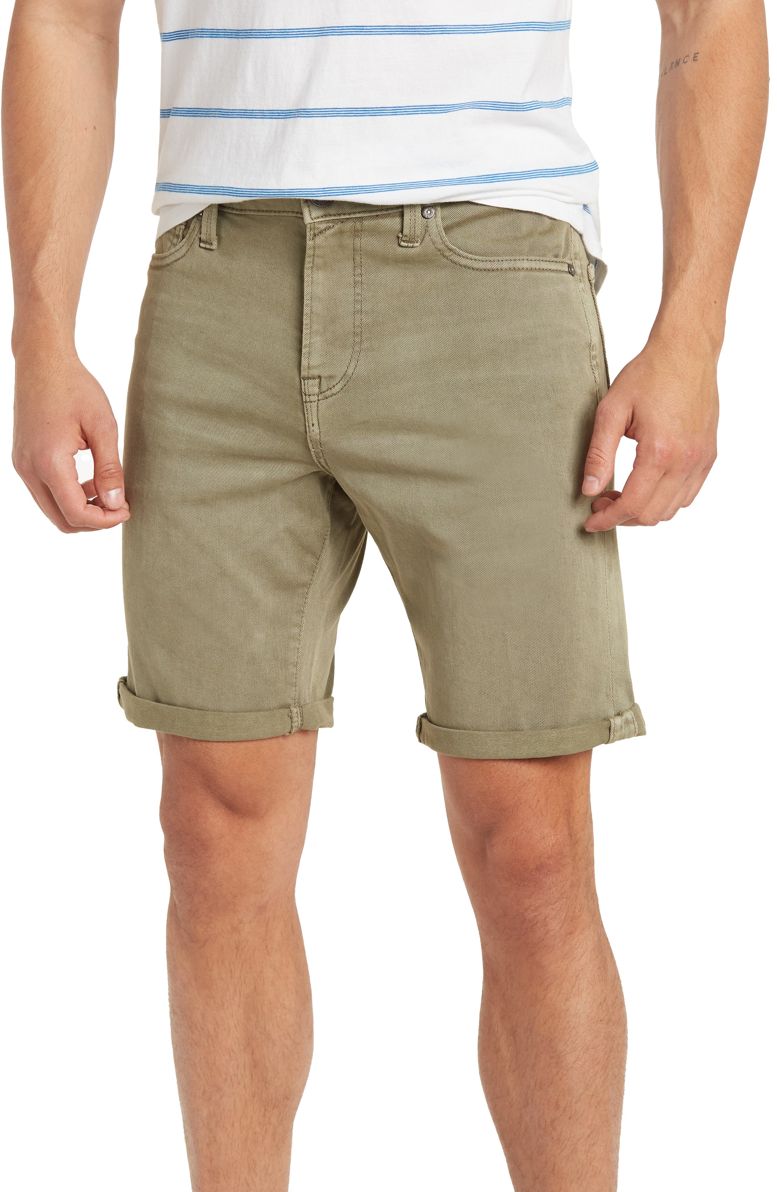 Jones Rick Icon Stretch Denim Shorts 