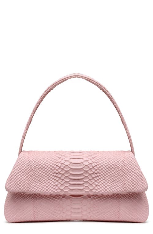 Elliot Leather Top Handle Bag in Pink