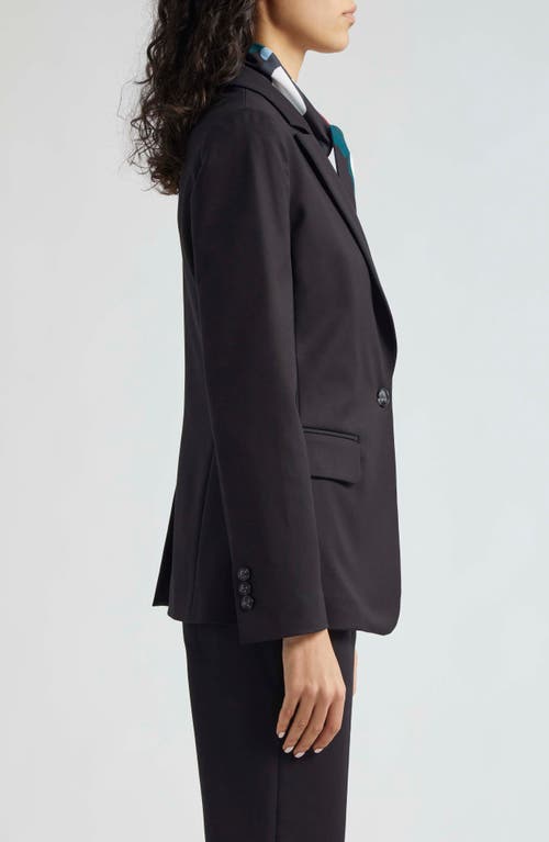 EMPORIO ARMANI EMPORIO ARMANI COTTON COUTURE ONE-BUTTON BLAZER