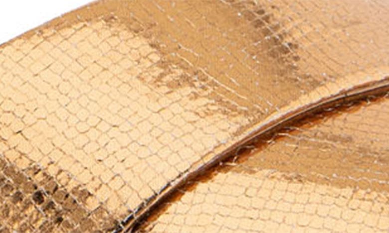 Shop Aerosoles Cosmos Sandal In Light Bronze Leather