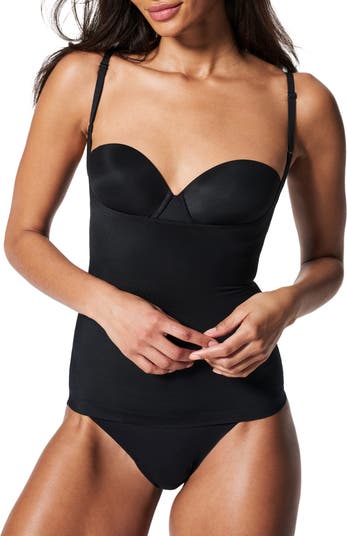 SPANX SHAPE MY DAY OPEN BUST CAMI CAMISOLE TANK BLACK Size M NWT