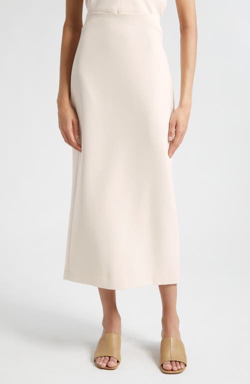 Lean Maxi Pencil Skirt in Off White
