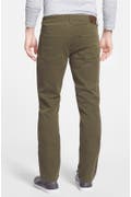 PAIGE 'Normandie' Straight Leg Jeans (Loden Green) | Nordstrom
