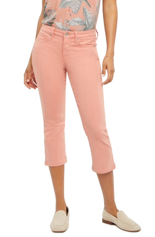 NYDJ Chloe Side Slit Capri Jeans in Terra Cotta at Nordstrom, Size 8P