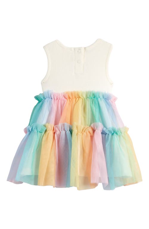 Shop Tucker + Tate Tiered Tutu Tank Dress In Ivory- Pink Multi