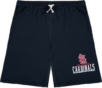 Men's Navy St. Louis Cardinals Big & Tall French Terry Shorts