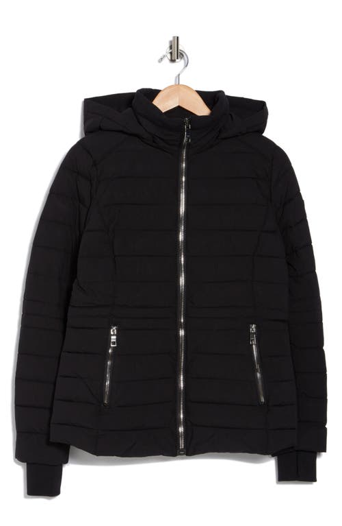 Shop Nautica Water Resistant Quilted Jacket In Black