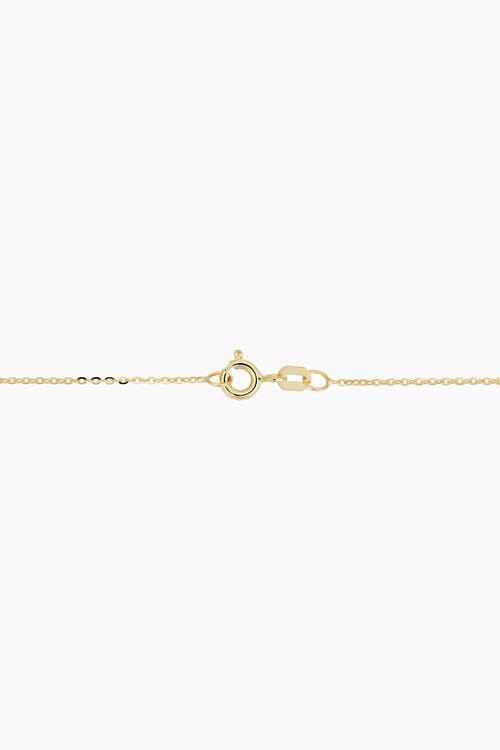Oradina 14k Yellow Gold Flutter By Necklace In Yellow Gold