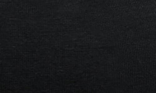 Marcella Alana Mixed Media Puff Sleeve Top In Black