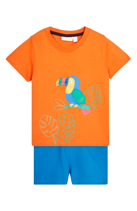 Jojo Maman Bébé Babies' Kids' Toucan T-shirt & Shorts Set In Multi