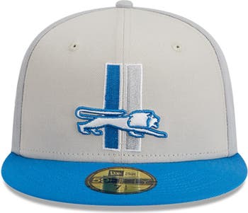 Men's New Era Cream/Blue Detroit Lions 2023 Sideline Historic 59FIFTY  Fitted Hat
