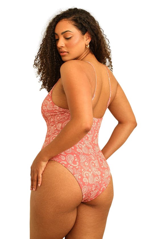 Dippin Daisys Bliss One Piece In Pink Paisley