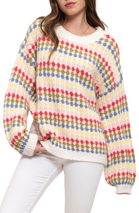 Drop Shoulder Crewneck Sweater