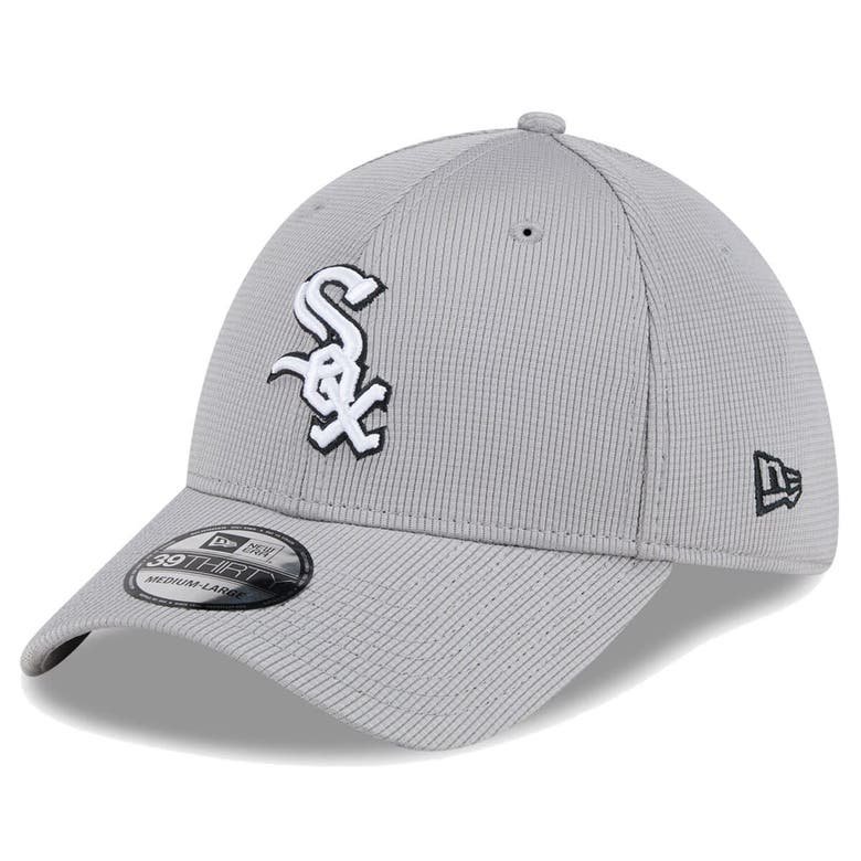 Shop New Era Gray Chicago White Sox Active Pivot 39thirty Flex Hat