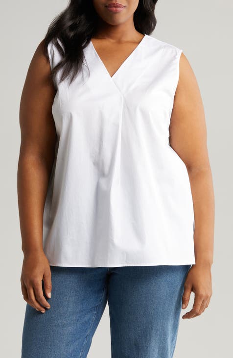 100% Cotton Plus-Size Tops for Women | Nordstrom