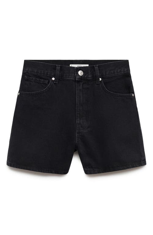 MANGO MANGO HIGH WAIST DENIM SHORTS