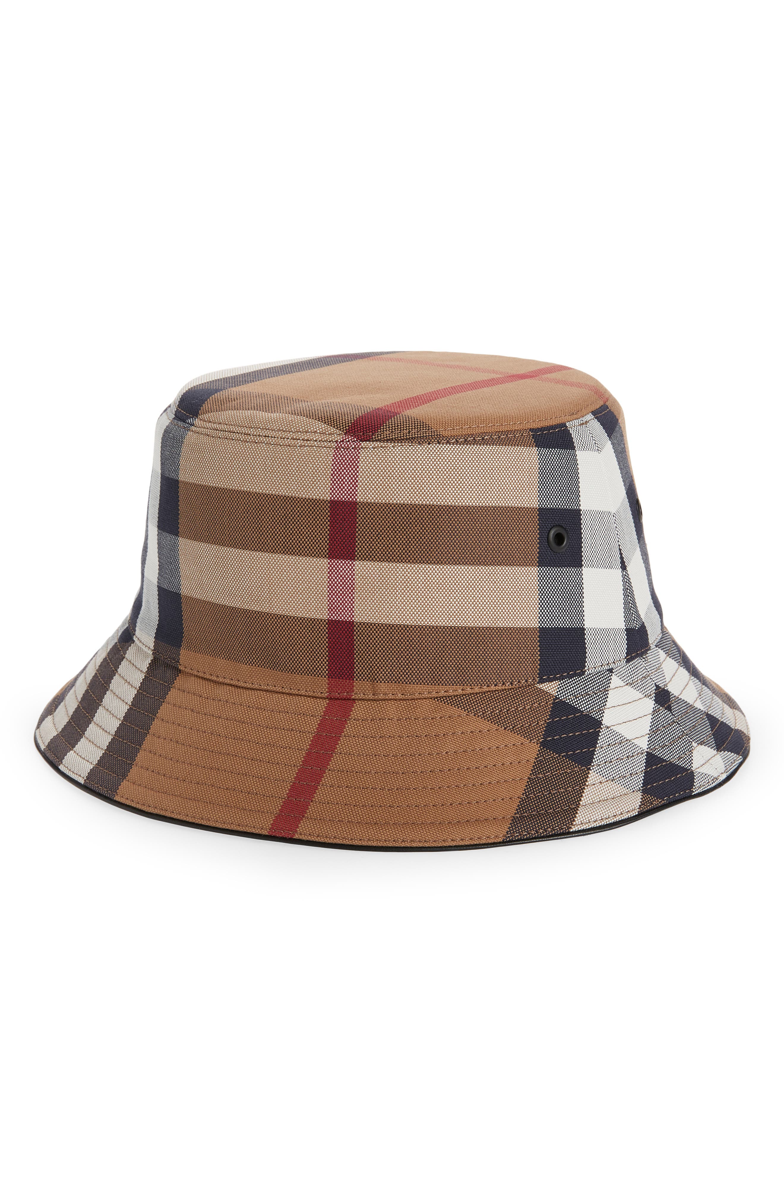 burberry canvas bucket hat