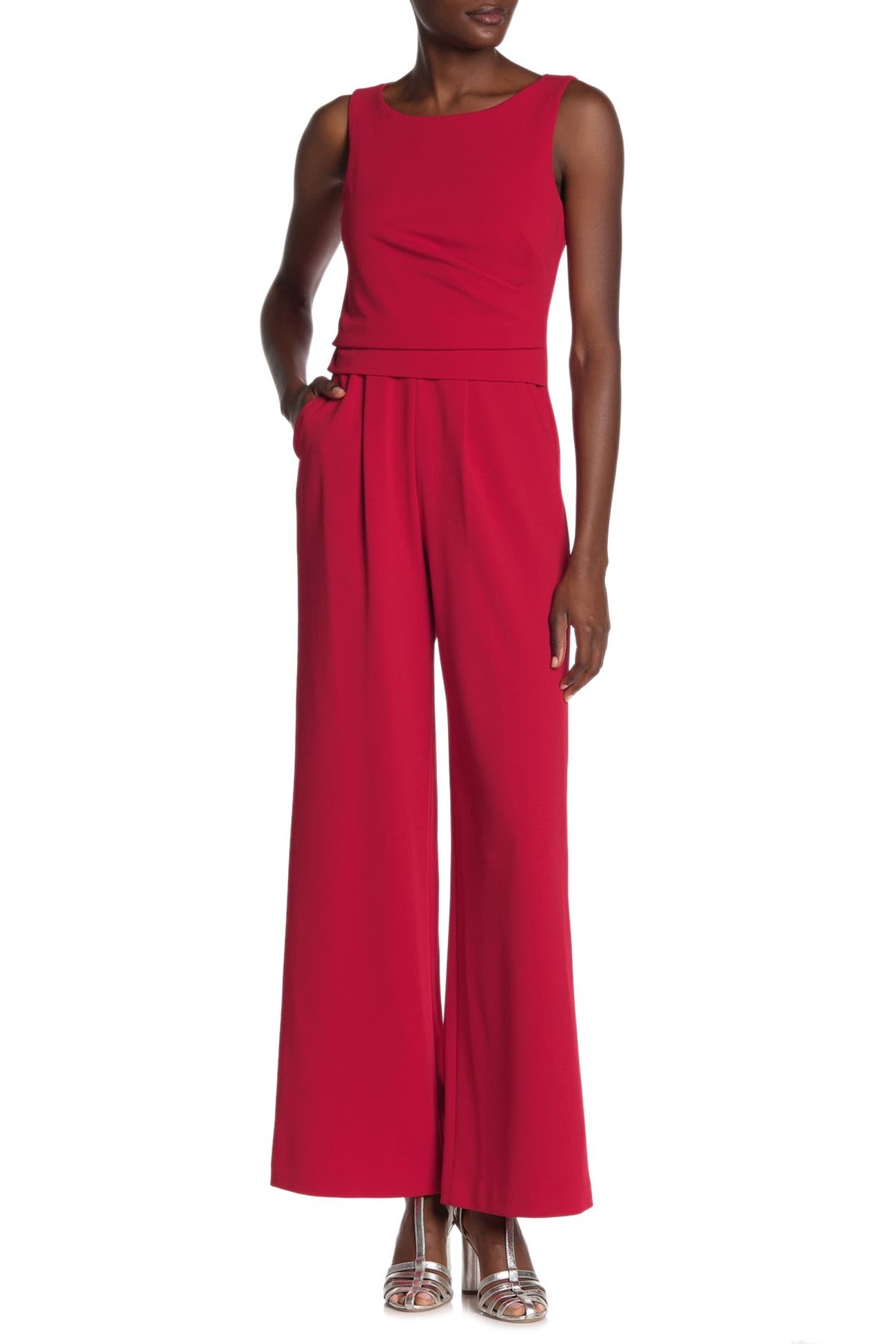 Calvin Klein Ruched Jumpsuit Nordstrom Rack
