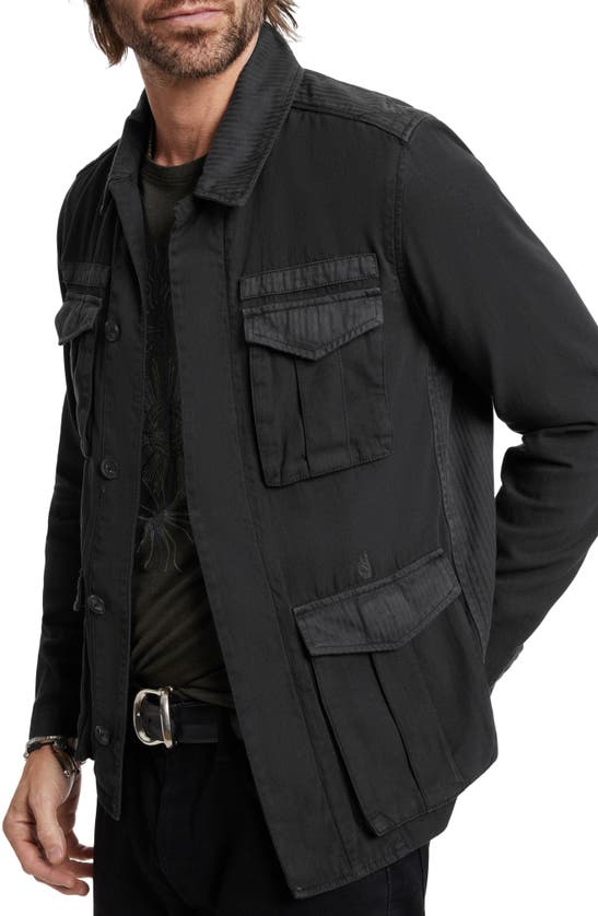 Shop John Varvatos Luis Field Jacket In Black