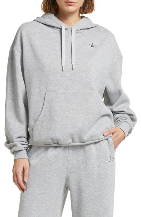 Womens Alo Yoga grey Accolade Sweatshirt