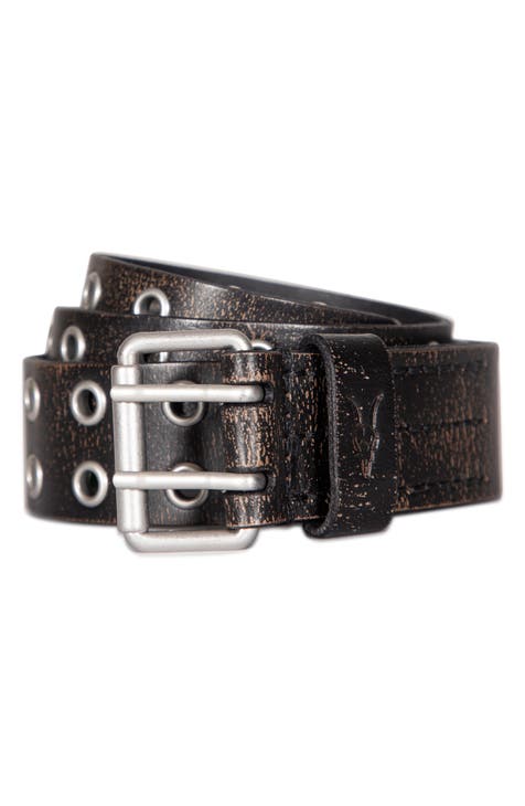 Sturge Double Prong Leather Belt