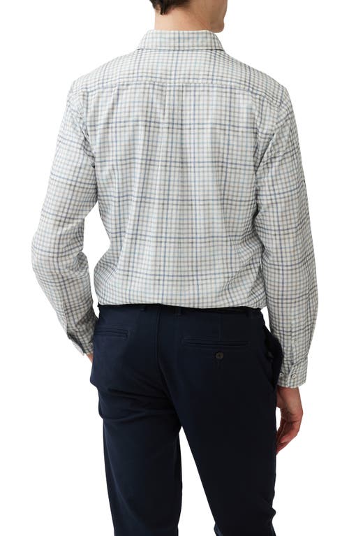 Shop Rodd & Gunn Brookdale Check Cordoroy Button-up Shirt In Sky